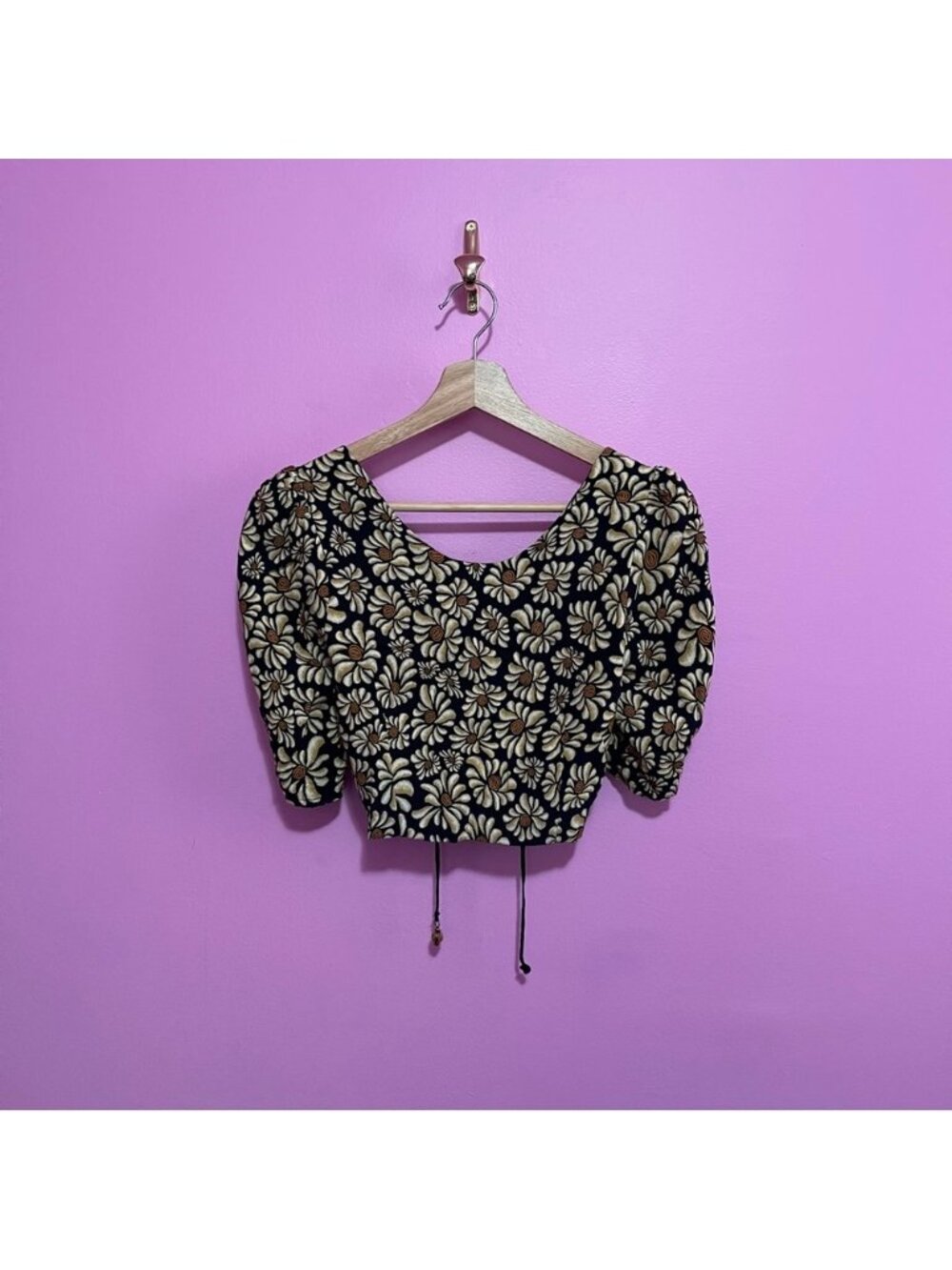 FARM Rio Reversible Crop Top Floral Women’s Small Bem Me‎ Quer - Picture 4 of 14